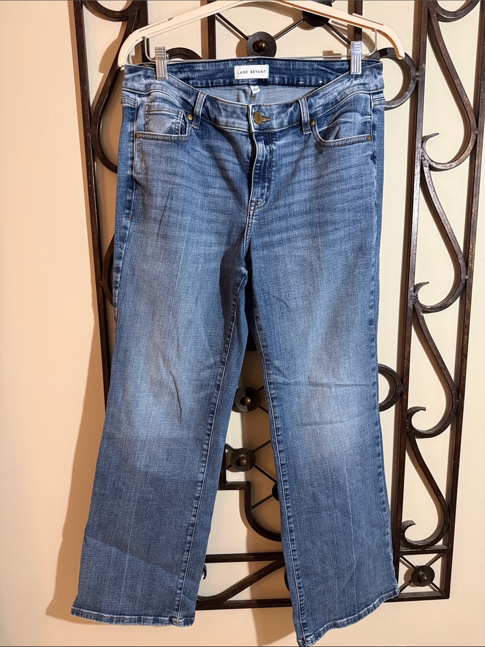 Lane Bryant Medium Blue Bootcut Stretch Jeans